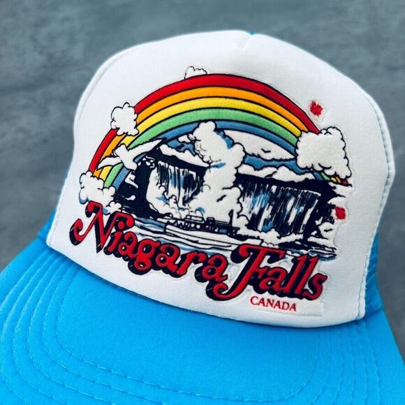 Vintage Niagara Falls Canada Rainbow Hat - Picture 2 of 6